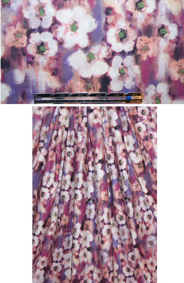 french impressions cotton lawn woven - plum 1.625 yds