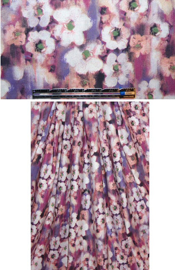 french impressions cotton lawn woven - plum 1.625 yds