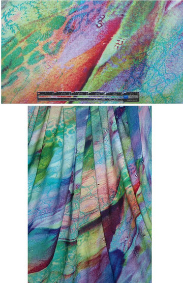 jade brushstroke abstract viscose woven