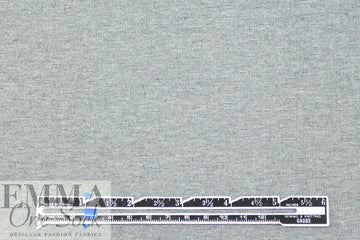 rayon blend ponte - granite/white micro stripe 1.875 yd