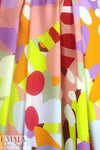 'modernist cutouts' viscose crepe Oeko-Tex certified 1.75 yd