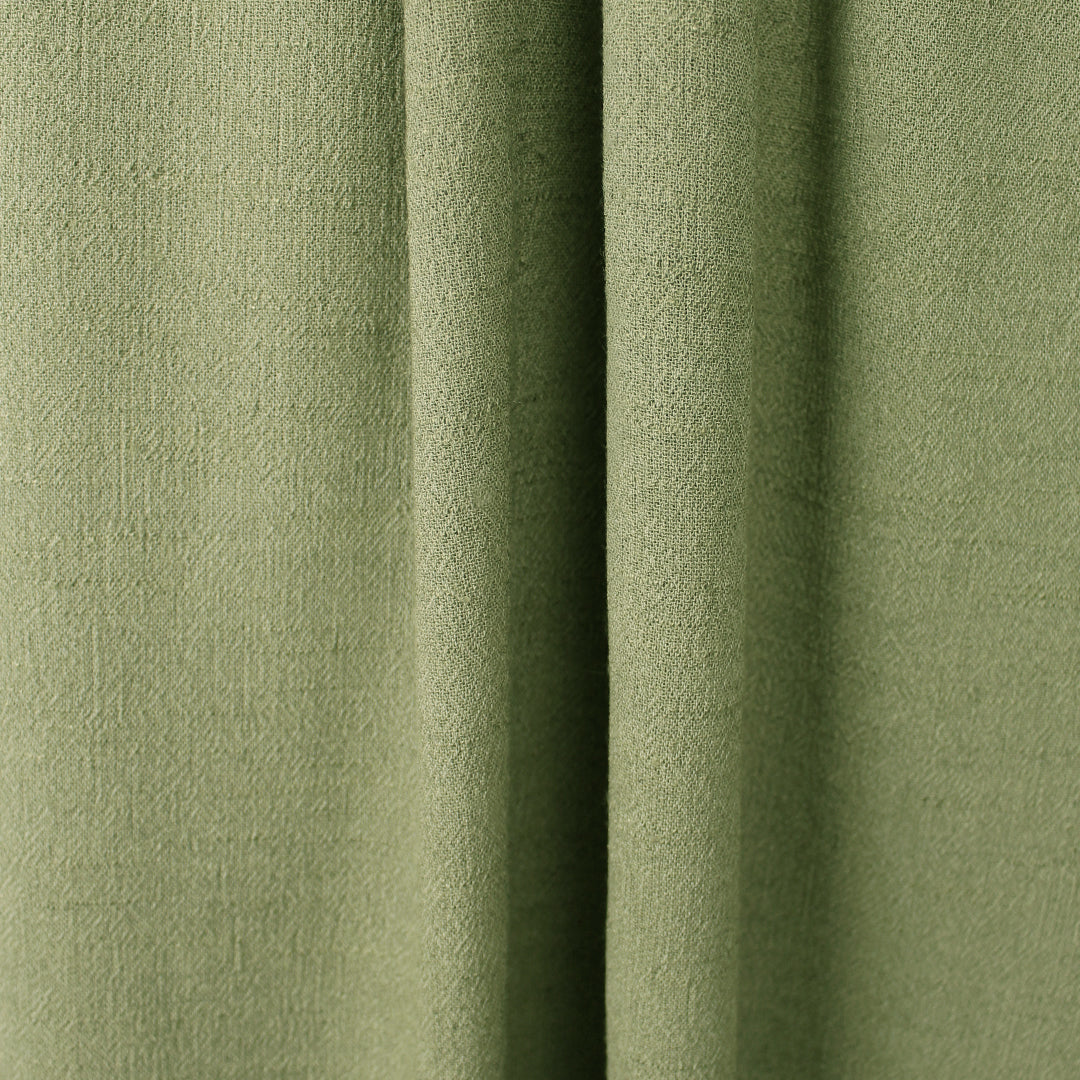 CA designer rayon gauzey textured woven - sage green 1.75 yd