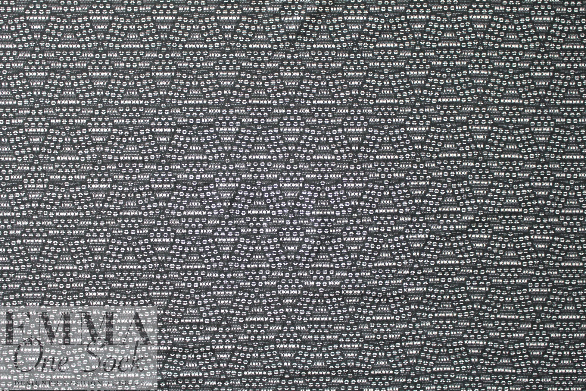 CA designer pentagon dot graphic 4-way stretch knit 1.5 yd