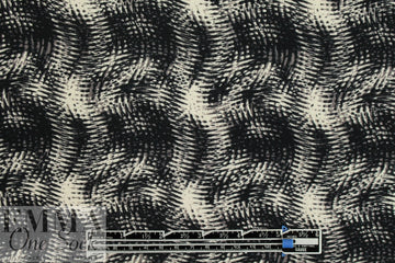 CA designer techno waves graphic 4-way stretch knit 1.875 yd