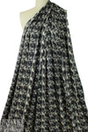CA designer techno waves graphic 4-way stretch knit 1.625 yd