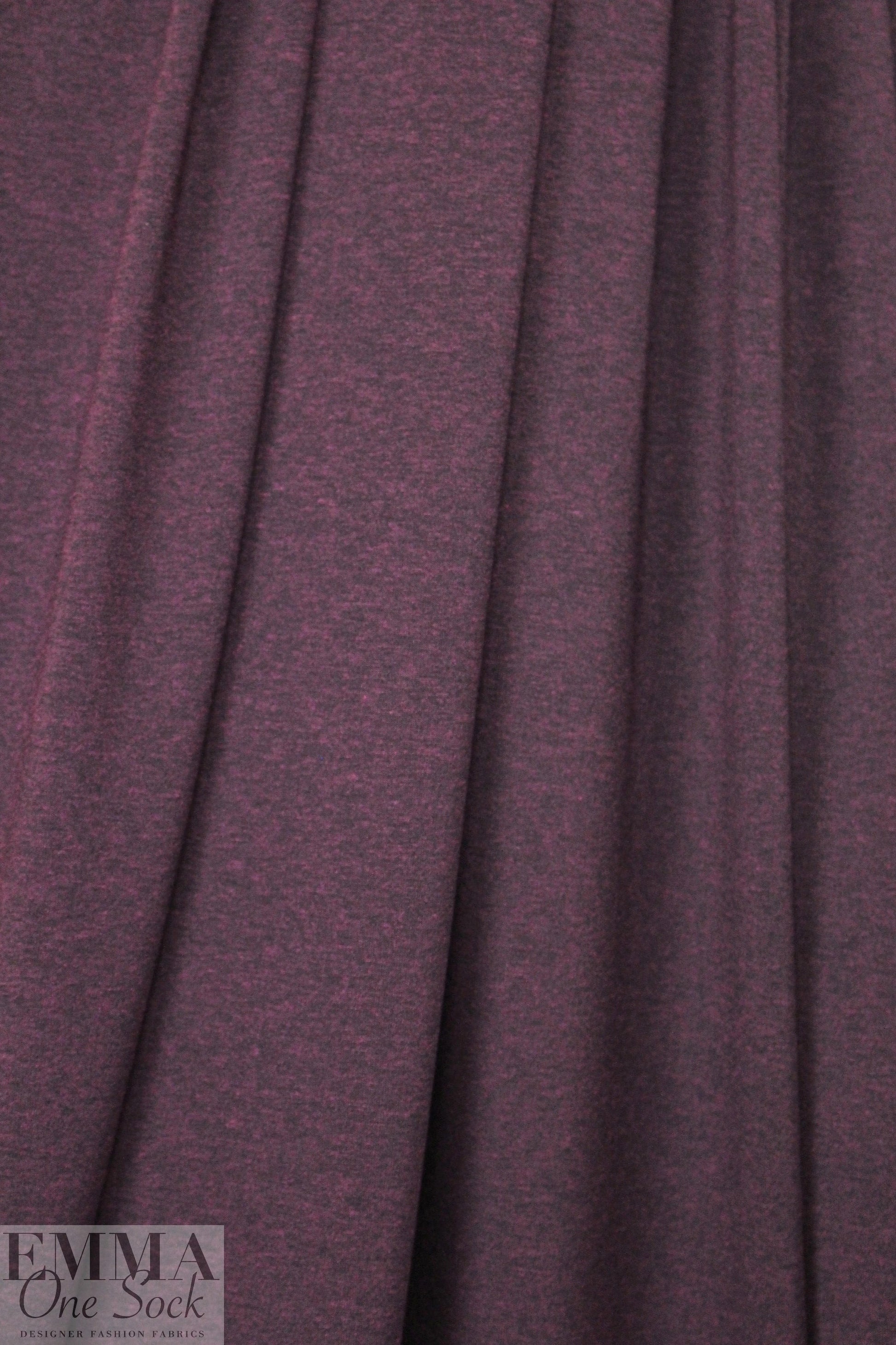 burgundy heather lightweight rayon jersey 4-way