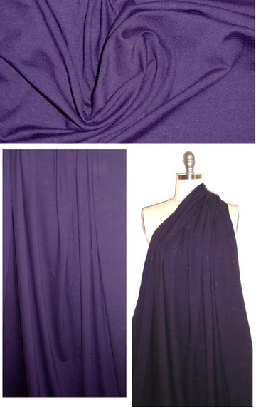 deep mulberry 11 oz. rayon jersey 4-way