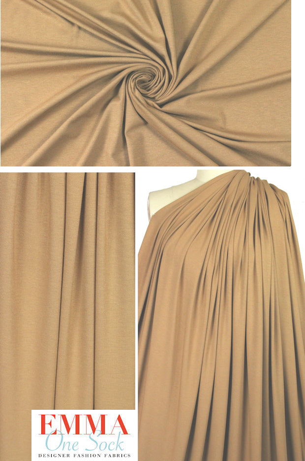 camel 11 oz. rayon jersey 4-way .875 yds