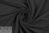black 11 oz. rayon jersey 4-way 1 yard