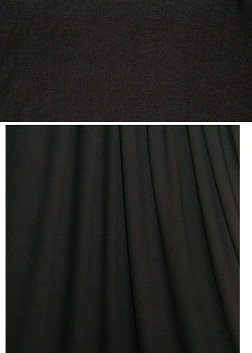 black 11 oz. rayon jersey 4-way 1.125 yds