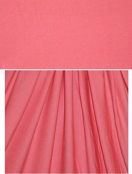 bright salmon 11 oz. rayon jersey 4-way .875 yds