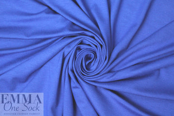 cobalt lightweight rayon jersey 4-way 1.25 yds