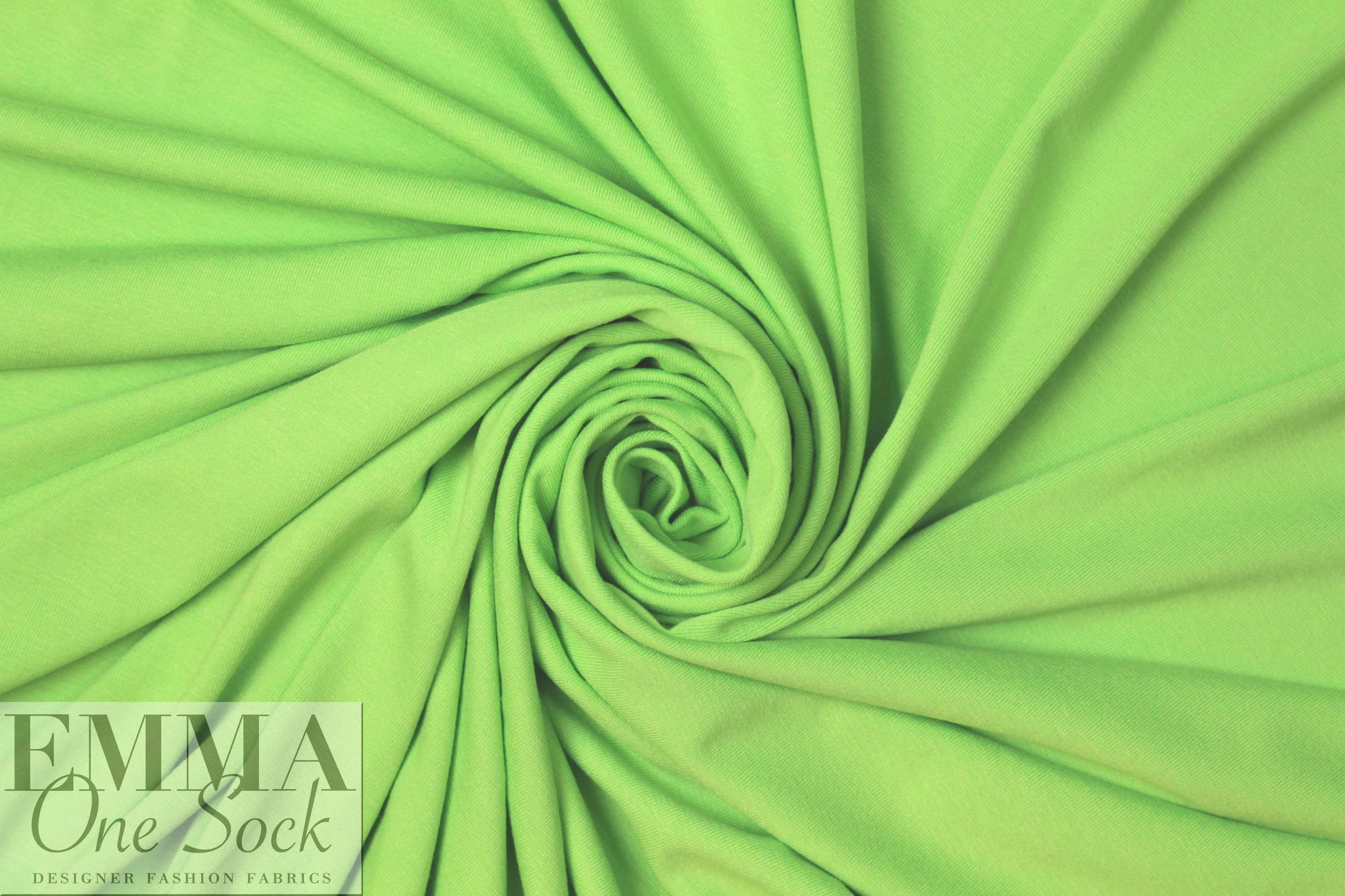 spring green 11 oz. rayon jersey 4-way 2.5 yds