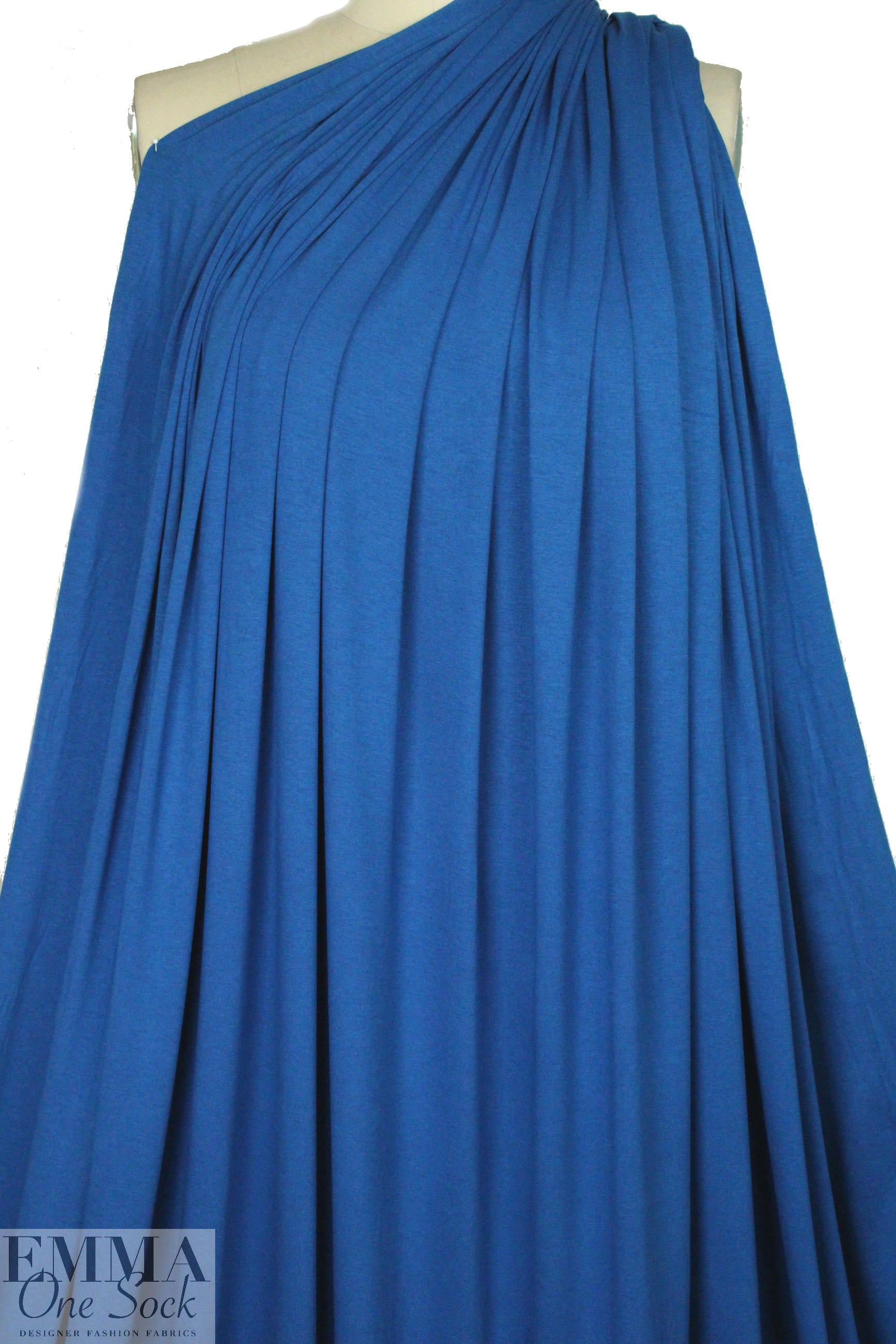 lagoon blue 11 oz. rayon jersey 4-way 1.625 yds