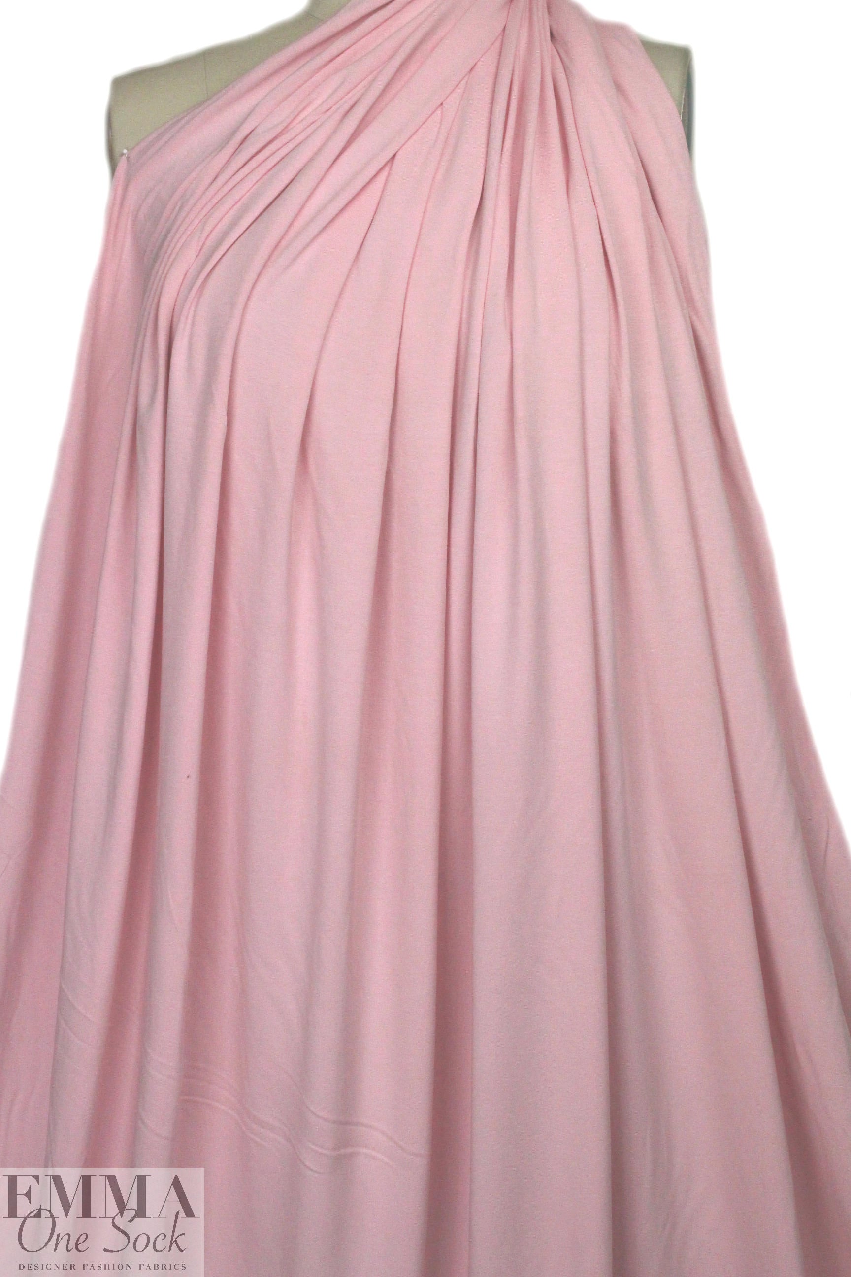 baby pink 11 oz. rayon jersey 4-way