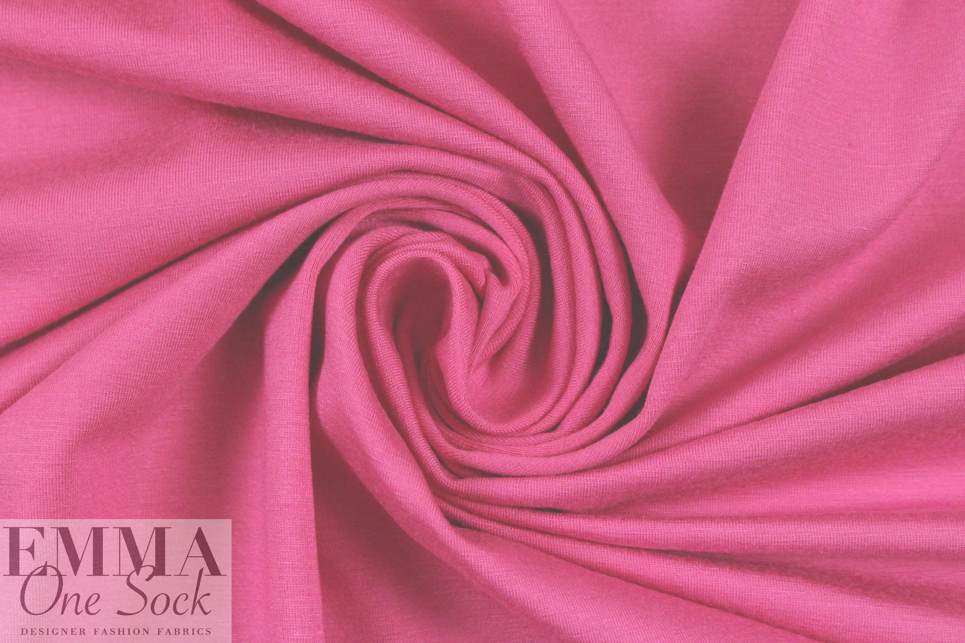 vivid pink 11 oz. rayon jersey 4-way .875 yds