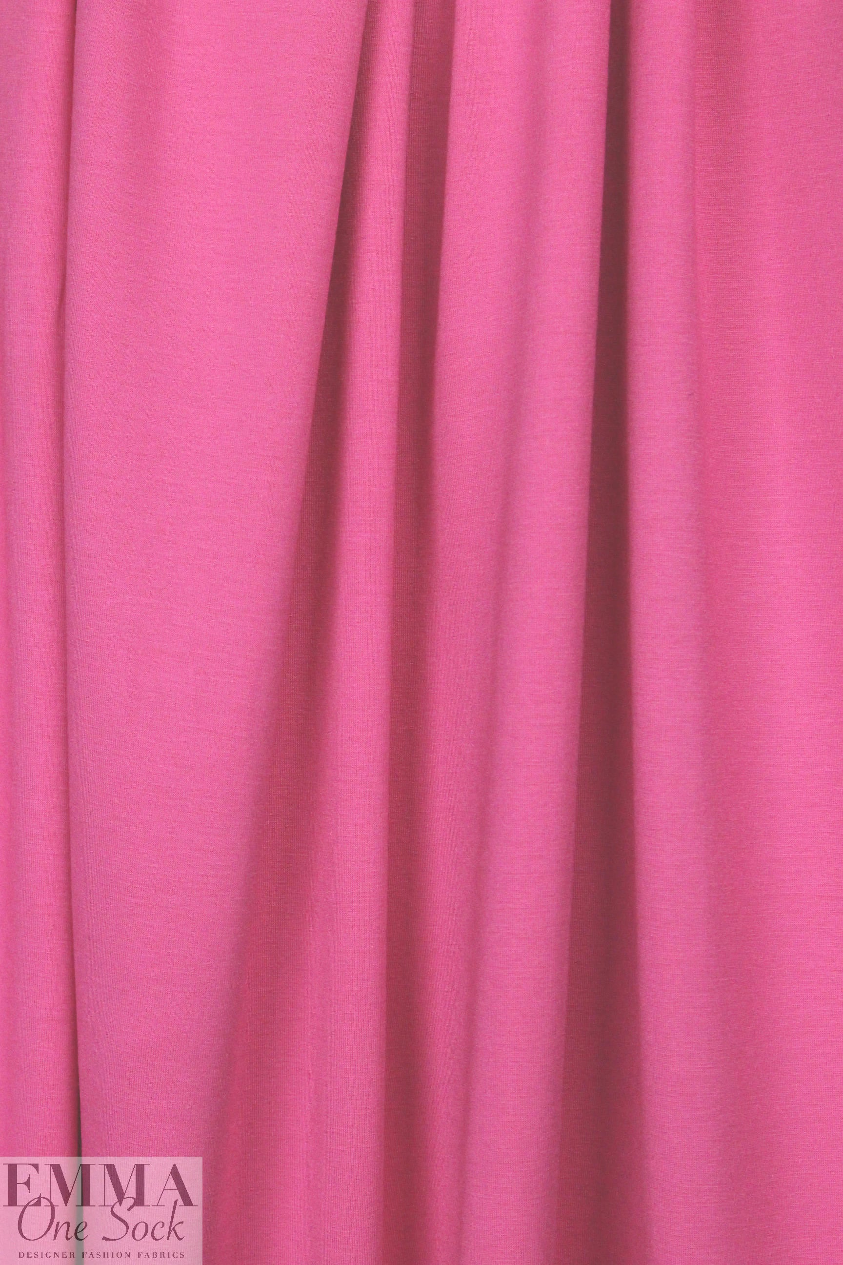 vivid pink 11 oz. rayon jersey 4-way 1.5 yds