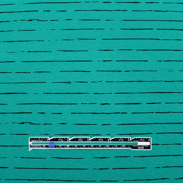 'first draft' rayon stretch knit - teal 2 yds