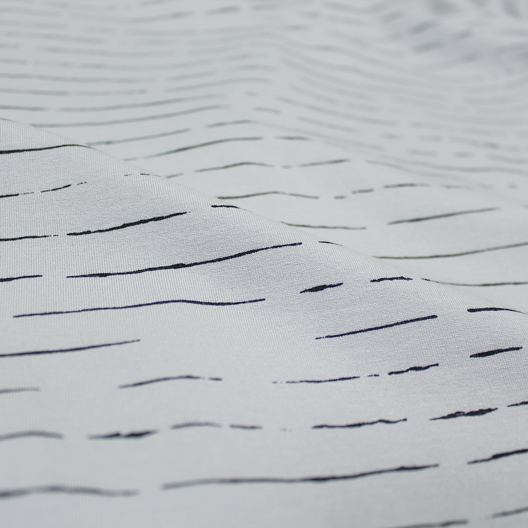 'first draft' rayon stretch knit - stone 1 yard