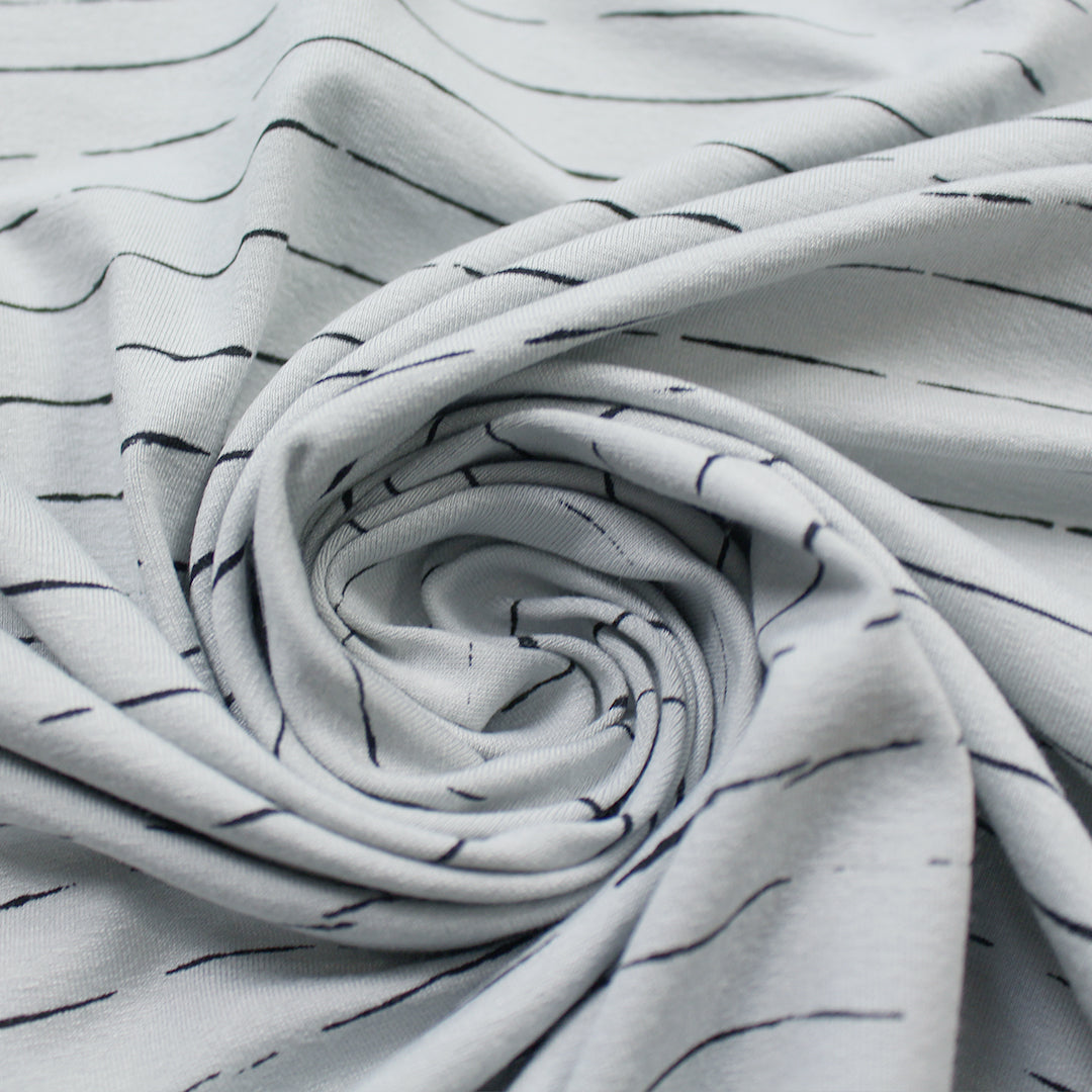 'first draft' rayon stretch knit - stone 1 yard