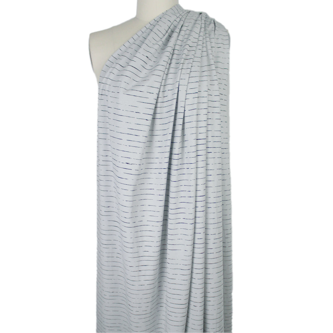 'first draft' rayon stretch knit - stone 1 yard