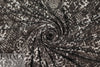 Italian digital viscose knit - reptile montage .66 yds