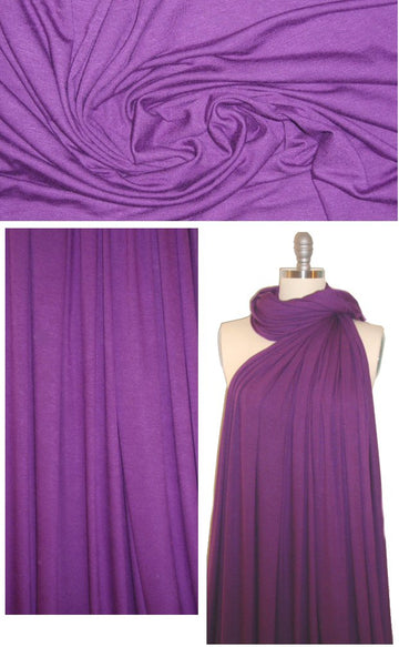 NY designer lightweight rayon knit - fuschia