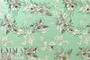 mint botanical rayon/linen woven 1.5 yds