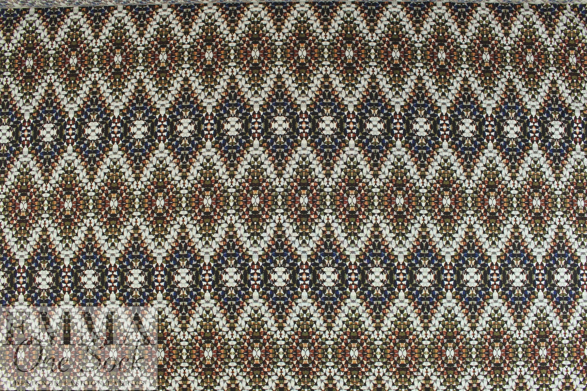 CA designer reptile graphic rayon/linen/cotton woven 1.75 yd