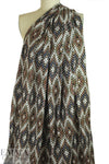 CA designer reptile graphic rayon/linen/cotton woven 1.75 yd