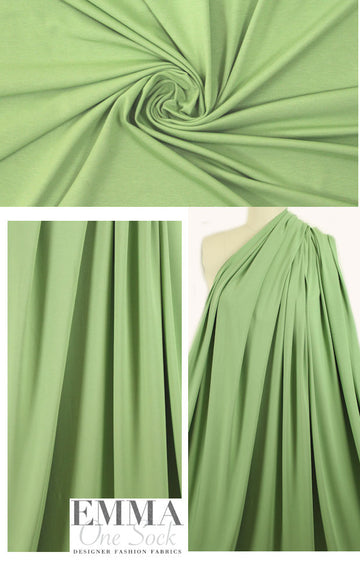 avocado 11 oz. rayon jersey 4-way .95 yds