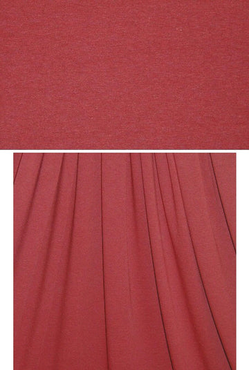 brick heather 11 oz. rayon jersey 4-way 1.625 yds