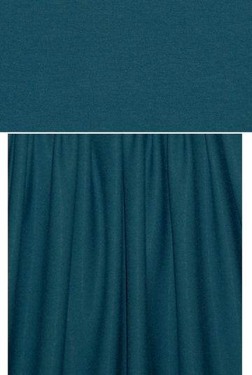 dark teal 11 oz. rayon jersey 4-way 1 yard