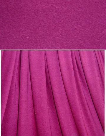 fuschia 11 oz. rayon jersey 4-way 1 yard