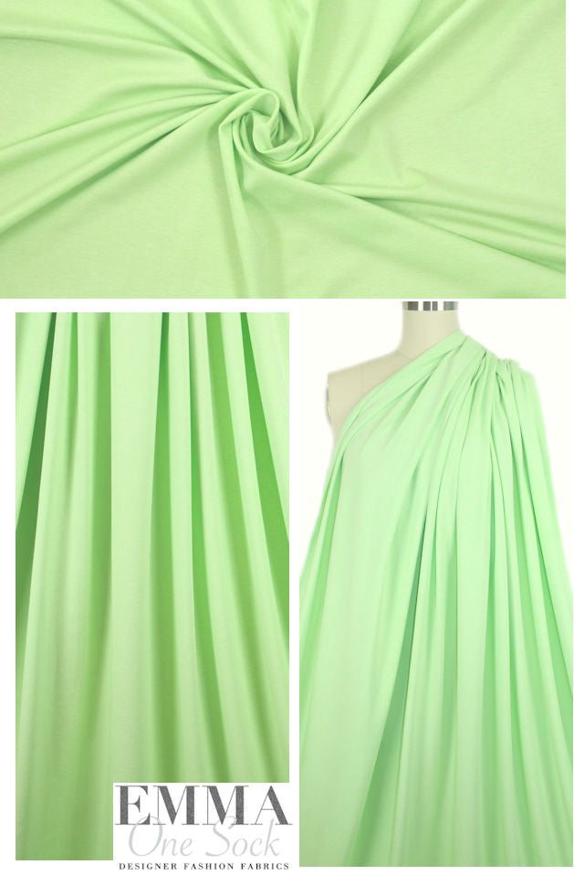 lime mint 11 oz. rayon jersey 4-way .875 yds
