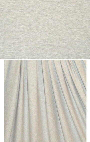 lt. gray heather 14 oz. rayon jersey 4-way .75 yds