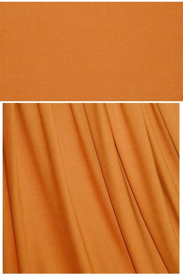 pumpkin 11 oz. rayon jersey 4-way 1 yard