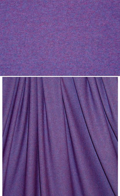 purple heather 11 oz. rayon jersey 4-way 1.125 yds