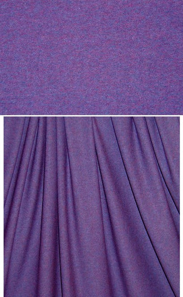 purple heather 11 oz. rayon jersey 4-way .5 yds