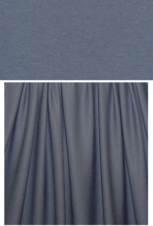 slate blue 11 oz. rayon jersey 4-way .66 yds