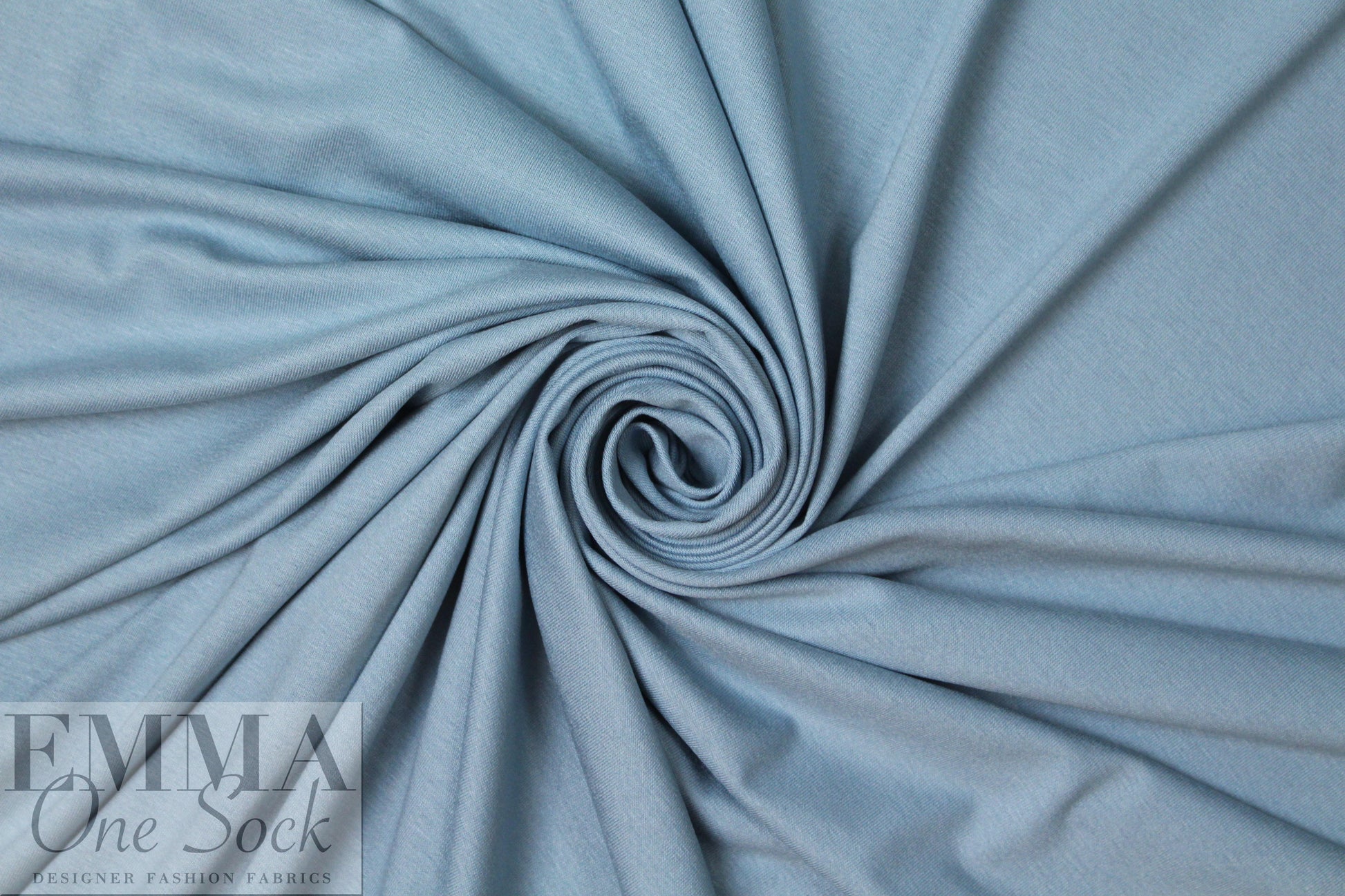 smokey blue 11 oz. rayon jersey 4-way 1.3 yds