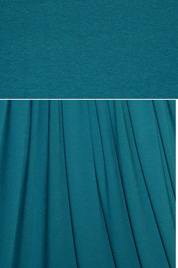 teal 11 oz. rayon jersey 4-way 1.375 yds