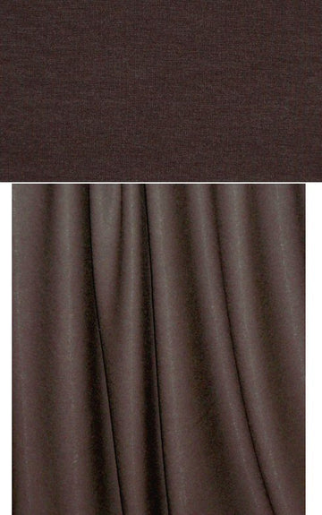 dk. chocolate 14 oz. rayon jersey 4-way 1 yard