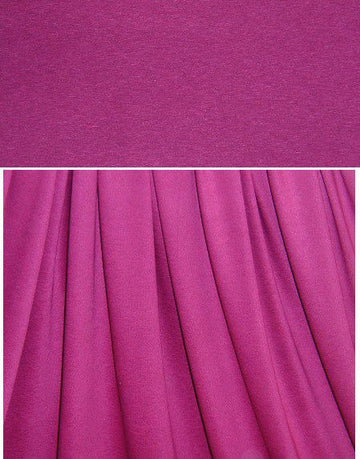 fuschia 14 oz. rayon jersey 4-way .66 yds