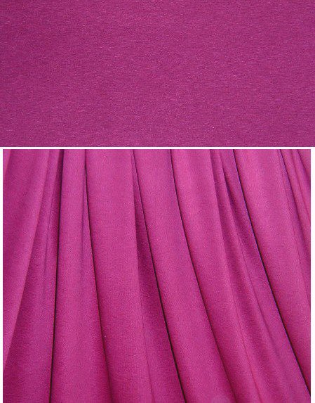 fuschia 14 oz. rayon jersey 4-way .75 yds