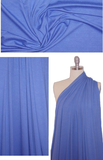 french blue 11 oz. rayon jersey 4-way 1.7 yds