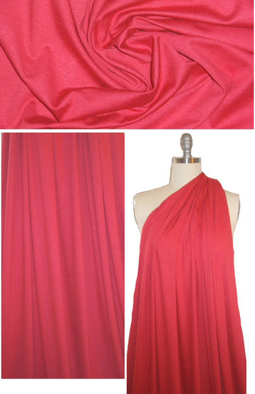 strawberry 11 oz. rayon jersey 4-way 2 yd