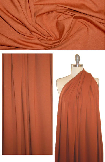 terracotta 11 oz. rayon jersey 4-way