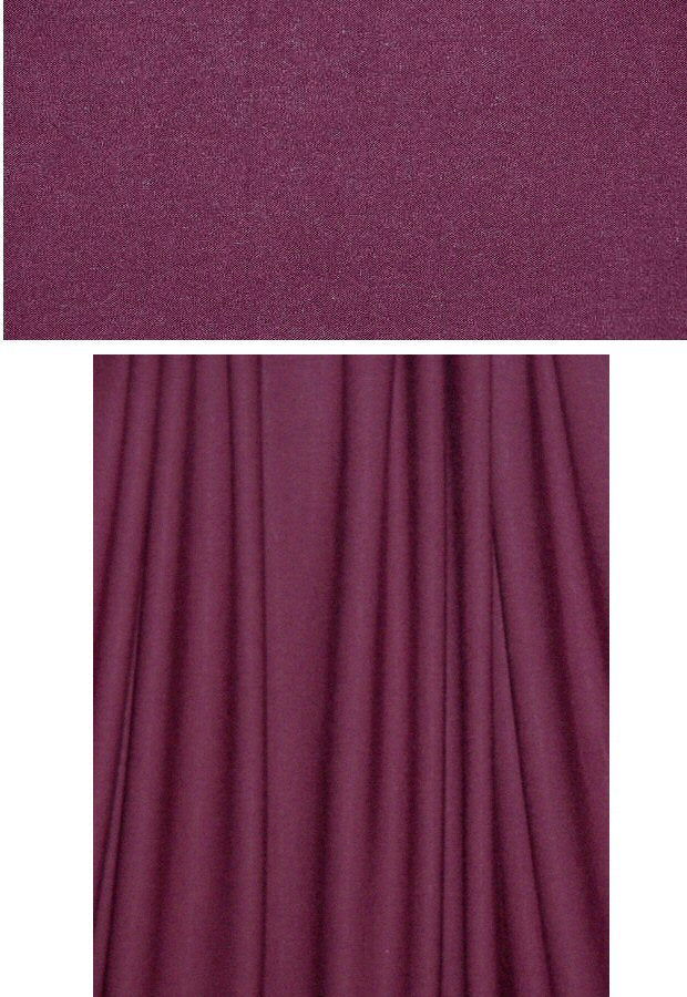 burgundy 11 oz. rayon jersey 4-way