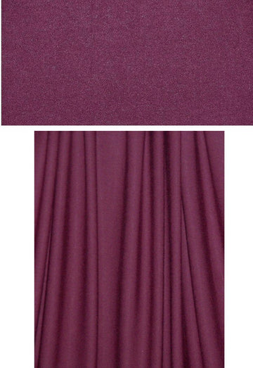 burgundy 11 oz. rayon jersey 4-way